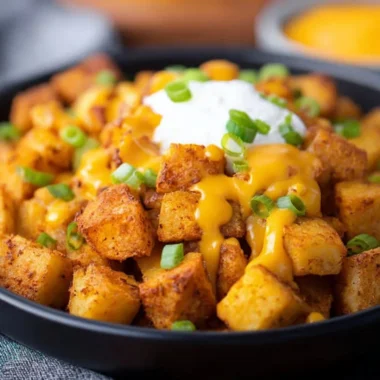Taco Bell Potato Bites copycat recipe with crispy golden potato snacks