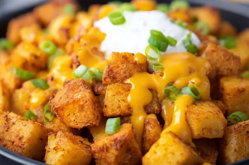 Taco Bell Potato Bites copycat recipe with crispy golden potato snacks
