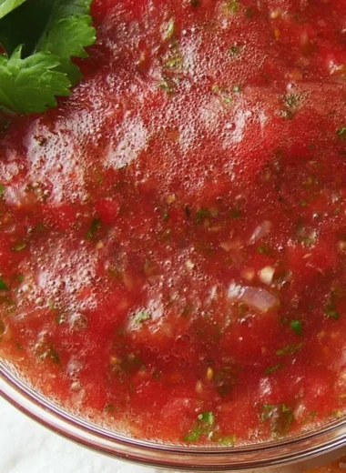 Bowl of easy homemade salsa with fresh ingredients and vibrant colors.