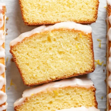 Delicious Starbucks Copycat Lemon Loaf served with lemon slices