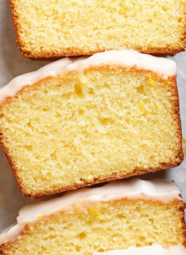 Delicious Starbucks Copycat Lemon Loaf served with lemon slices