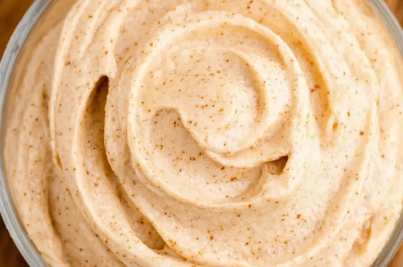 Delicious cinnamon butter from Texas Roadhouse served on a warm roll