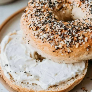 Freshly baked sourdough bagels perfect for a cozy Sunday morning