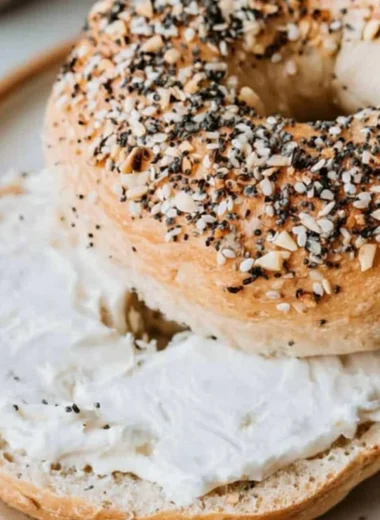 Freshly baked sourdough bagels perfect for a cozy Sunday morning