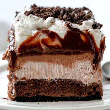 Delicious Chocolate Mud Bars with a rich and fudgy texture